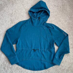 Gymshark Hoodie Womens XL Blue Teal Drawstring Activewear Athleisure Casual